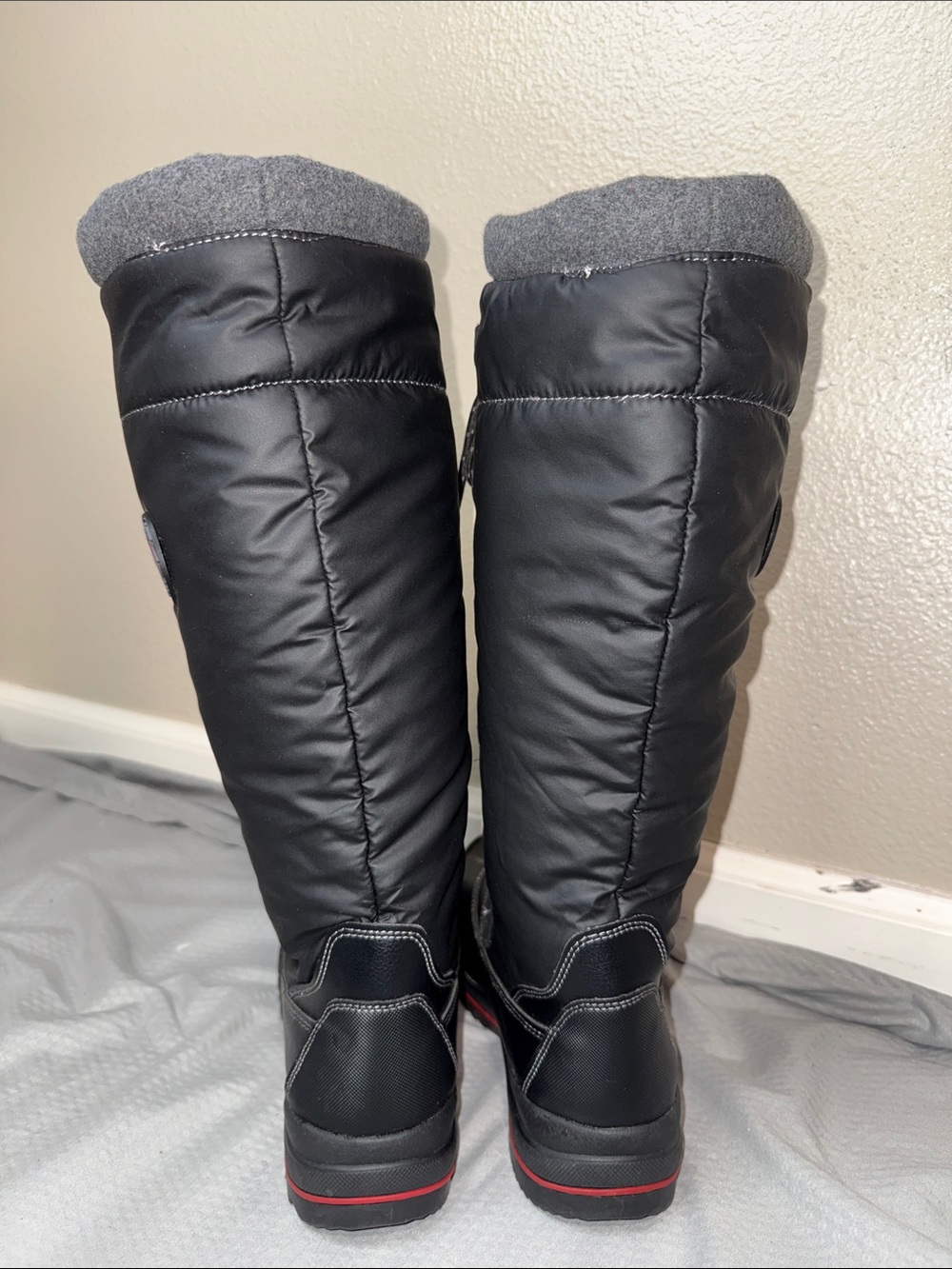 Cougar Canada Women’s Black Canuck 3 Lace Up Tall Winter Snow Boots - Sz 9, NWOB - Picture 6 of 13